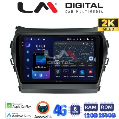 LM ZS8309 GPS Οθόνη OEM Multimedia Αυτοκινήτου για HY SANTA FE 2013 2017HY IX45 (BT/GPS/WIFI/GPRS)