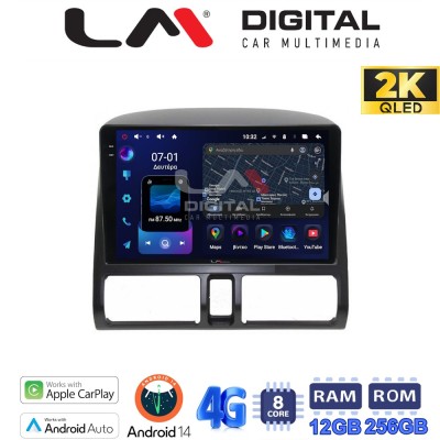 LM ZS8376CL GPS Οθόνη OEM Multimedia Αυτοκινήτου για HONDA CRV 1996-2006 (CarPlay/AndroidAuto/BT/GPS/WIFI/GPRS)