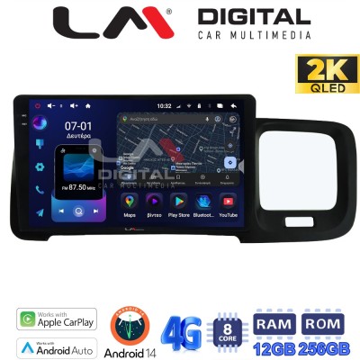 LM ZS8392 GPS Οθόνη OEM Multimedia Αυτοκινήτου για Volvo S60 2010 2018 (CarPlay/AndroidAuto/BT/GPS/WIFI/GPRS)