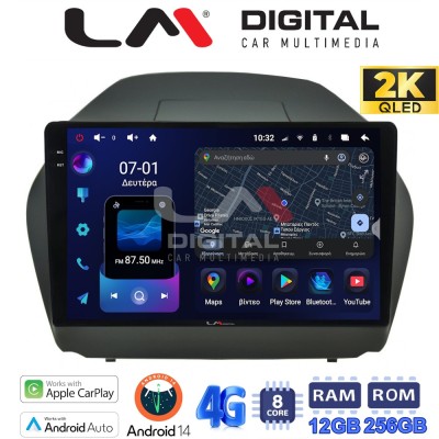 LM ZS8414 GPS Οθόνη OEM Multimedia Αυτοκινήτου για HYUNDAI IX35 20092015 (CarPlay/AndroidAuto/BT/GPS/WIFI/GPRS)