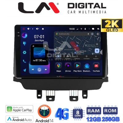 LM ZS8442 GPS Οθόνη OEM Multimedia Αυτοκινήτου για Mazda CX-3 2014 - 2021 (CarPlay/AndroidAuto/BT/GPS/WIFI/GPRS)
