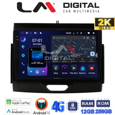 LM ZS8576B GPS Οθόνη OEM Multimedia Αυτοκινήτου για FORD RANGER 20152020 (CarPlay/AndroidAuto/BT/GPS/WIFI/GPRS)