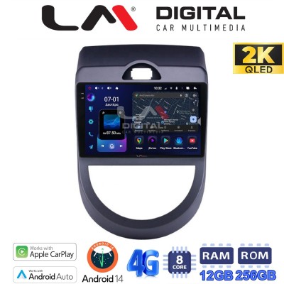 LM ZS8693 GPS Οθόνη OEM Multimedia Αυτοκινήτου για Kia Soul 2009 2013 (CarPlay/AndroidAuto/BT/GPS/WIFI/GPRS)