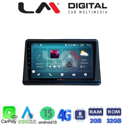 LM Digital - LM ZR8998 GPS Οθόνη OEM Multimedia Αυτοκινήτου για Mitsubishi Pajero 1996 2003 (CarPlay/AndroidAuto/BT/GPS/WIFI/GP