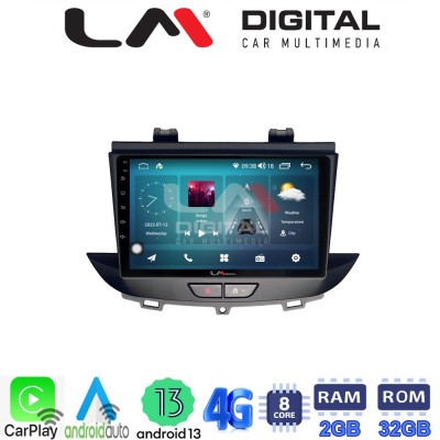 LM Digital - LM ZR8664 GPS Οθόνη OEM Multimedia Αυτοκινήτου για Opel Crossland-Grandland 2017 (CarPlay/AndroidAuto/BT/GPS/WIFI/ LM Digital - LM ZR8664 GPS Οθόνη OEM Multimedia Αυτοκινήτου για Opel Crossland-Grandland 2017 (CarPlay/AndroidAuto/BT/GPS/WIFI/