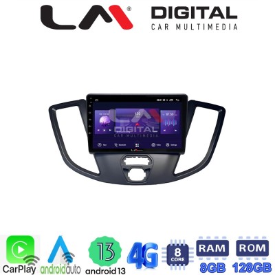 LM Digital - LM ZT8758 GPS Οθόνη OEM Multimedia Αυτοκινήτου για Ford Transit 2013 2018 (CarPlay/AndroidAuto/BT/GPS/WIFI/GPRS)