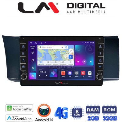 LM Digital - LM ZG8991 GPS Οθόνη OEM Multimedia Αυτοκινήτου για Subaru BRZ & Toyota GT86 2013 (CarPlay/AndroidAuto/BT/GPS/WIFI/