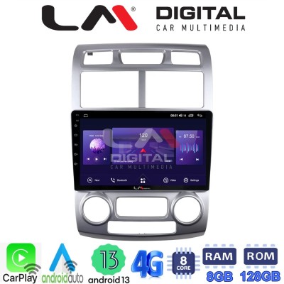 LM Digital - LM ZT8023SC GPS Οθόνη OEM Multimedia Αυτοκινήτου για Kia Sportage 2004 2010 (CarPlay/AndroidAuto/BT/GPS/WIFI/GPRS)