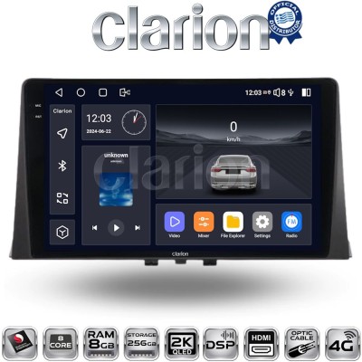 CLARION GL75330 Οθόνη OEM Multimedia Αυτοκινήτου για CITROEN BERLINGO - PEUGEOT PARTNER 2019 (CarPlay/AndroidAuto/BT/GPS/WIFI/GP