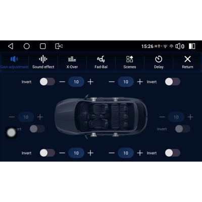 CLARION GL75455 Οθόνη OEM Multimedia Αυτοκινήτου για HYUNDAI i10 20082013 (CarPlay/AndroidAuto/BT/GPS/WIFI/GPRS)