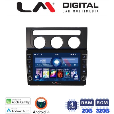 LM Digital - LM ZG4511B GPS Οθόνη OEM Multimedia Αυτοκινήτου για VW Touran 2003 2010 (CarPlay/AndroidAuto/BT/GPS/WIFI/GPRS)