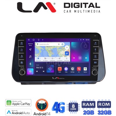 LM Digital - LM ZG8963 GPS Οθόνη OEM Multimedia Αυτοκινήτου για Hyundai Santa Fe - IX45 2018 2019 (CarPlay/AndroidAuto/BT/GPS/W
