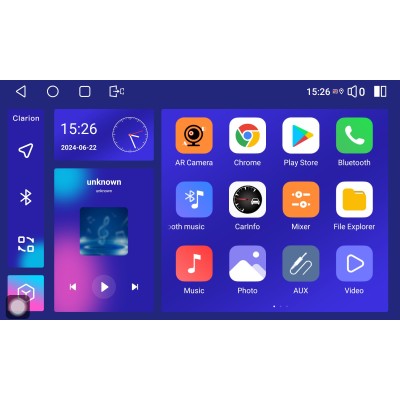 CLARION GL74402UP Οθόνη OEM Multimedia Αυτοκινήτου για Toyota Yaris 1999 2005 (CarPlay/AndroidAuto/BT/GPS/WIFI/GPRS)