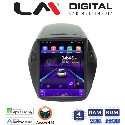 LM Digital - LM TN4414 GPS Οθόνη OEM Multimedia τυπου Tesla 9,7inch Hyundai IX35 2009 2015 (CarPlay/AndroidAuto/BT/GPS/WIFI/GPR