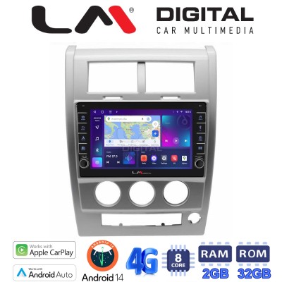 LM Digital - LM ZG8334 GPS Οθόνη OEM Multimedia Αυτοκινήτου για Jeep Cherokee KK 2008 2014 (CarPlay/AndroidAuto/BT/GPS/WIFI/GPR