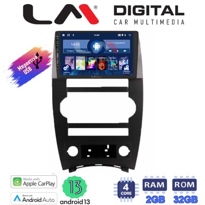 LM Digital - LM ZA4205 GPS Οθόνη OEM Multimedia Αυτοκινήτου για Jeep Commander 2007 2009 (CarPlay/AndroidAuto/BT/GPS/WIFI/GPRS)