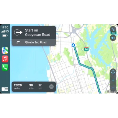 CLARION GL32179 Οθόνη OEM Multimedia Αυτοκινήτου για SUZUKI SWIFT 20112016 (CarPlay/AndroidAuto/BT/GPS/WIFI/GPRS)