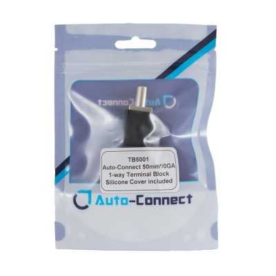 Αντάπτορας ενισχυτή 1x50mm²/0GA to 1x35mm²/4GA Brass core, Satin nickel plated Auto-Connect 720TB5001