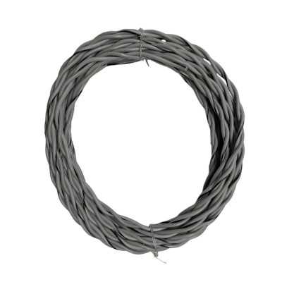 Καλώδια ηχείων (twinned) 2x6 meters (12 meters total) 2x1,0 mm² White & Grey Auto-Connect 720SCTWGR2106L2 -2 τεμάχια