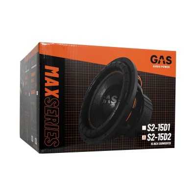 Subwoofer αυτοκινήτου 15" 5000 W Gas Audio Power MAX S2-15D2