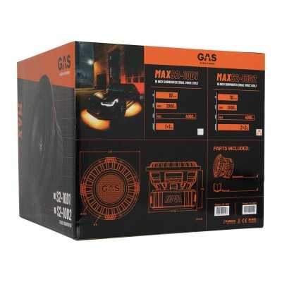 Subwoofer αυτοκινήτου 10" 4000 W Gas Audio Power MAX S2-10D2 Subwoofer αυτοκινήτου 10" 4000 W Gas Audio Power MAX S2-10D2
