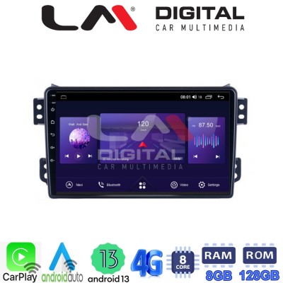 LM Digital - LM ZT8540 GPS Οθόνη OEM Multimedia Αυτοκινήτου για OPEL AGILA - SUZUKI ALTO 2008 (CarPlay/AndroidAuto/BT/GPS/WIFI/G