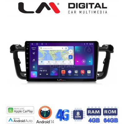 LM Digital - LM ZC8509 GPS Οθόνη OEM Multimedia Αυτοκινήτου για PEUGEOT 508 20102017 (CarPlay/AndroidAuto/BT/GPS/WIFI/GPRS) LM Digital - LM ZC8509 GPS Οθόνη OEM Multimedia Αυτοκινήτου για PEUGEOT 508 20102017 (CarPlay/AndroidAuto/BT/GPS/WIFI/GPRS)