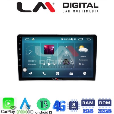 LM Digital - LM ZR8023SA GPS Οθόνη OEM Multimedia Αυτοκινήτου για Kia Sportage 2004 2010 (CarPlay/AndroidAuto/BT/GPS/WIFI/GPRS)