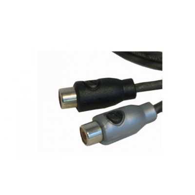 RCA Y Adaptor slim signal cable twisted technology 1F-2M, 2x0.3m Necom SI-E2Y ΖΕΥΓΟΣ