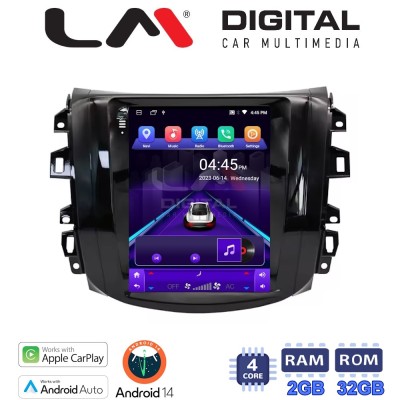 LM Digital - LM TN4716 GPS Οθόνη OEM Multimedia τυπου Tesla 9,7inch Nissan Navara D23 2016 (CarPlay/AndroidAuto/BT/GPS/WIFI/GPR