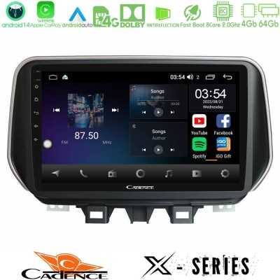 Cadence X Series Hyundai ix35 8core Android 14 4+64GB Navigation Multimedia Tablet 10"