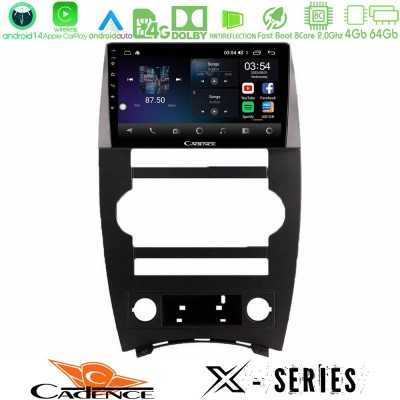 Cadence X Series Jeep Commander 2007-2008 8core Android 14 4+64GB Navigation Multimedia Tablet 9"