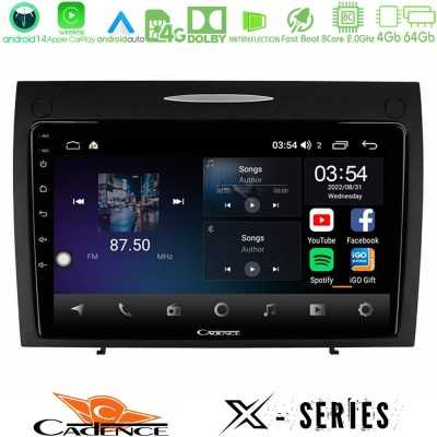 Cadence X Series Mercedes SLK Class 8core Android 14 4+64GB Navigation Multimedia Tablet 9"