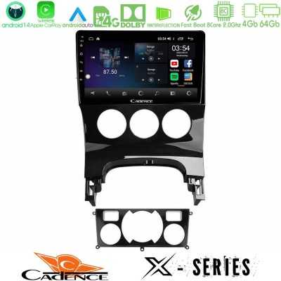 Cadence X Series Peugeot 3008 AUTO A/C 8core Android 14 4+64GB Navigation Multimedia Tablet 9"
