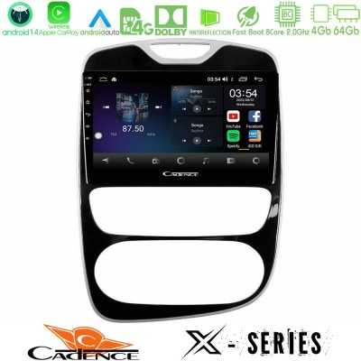 Cadence X Series Renault Clio 2016-2019 8core Android 14 4+64GB Navigation Multimedia Tablet 10"
