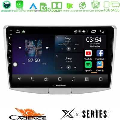 Cadence X Series VW Passat 8core Android 14 4+64GB Navigation Multimedia Tablet 10"