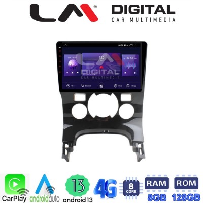 LM Digital - LM ZT8323 GPS Οθόνη OEM Multimedia Αυτοκινήτου για PEUGEOT 3008 20092016 & 206 20022006 (CarPlay/AndroidAuto/BT/GPS