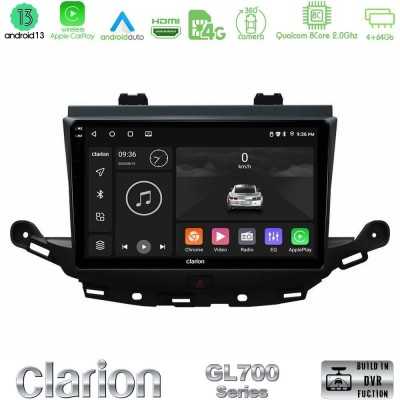 Clarion GL700 Series 8Core Android13 4+64GB Opel Astra K 2015-2019 Navigation Multimedia Tablet 9" Με Carplay & Android Auto