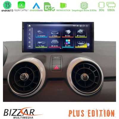 Bizzar Plus Edition Audi A1 (8X) 2010-2018 με MMI3G Android13 8Core (8+128GB) Navigation Multimedia 10.25" HD Anti-reflection