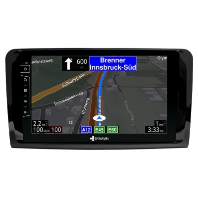 Dynavin D9 Series Οθόνη Mercedes ML Class W164 2006-2011 9" Android11 Navigation Multimedia Station