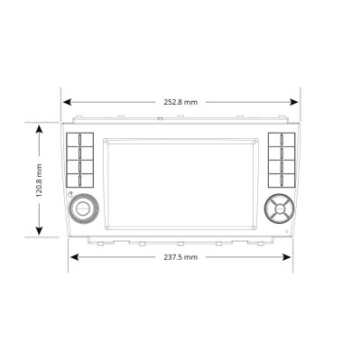 Dynavin D9 Series Οθόνη Mercedes CLK 2005-2009 7" Android11 Navigation Multimedia Station