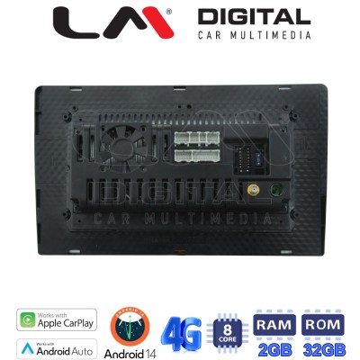 LM Digital - LM R8910 GPS Οθόνη OEM Multimedia Αυτοκινήτου για Universal tablet 10inch (CarPlay/AndroidAuto/BT/GPS/WIFI/GPRS)
