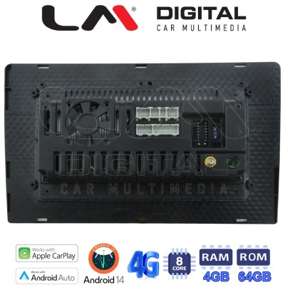 LM Digital - LM C8909 GPS Οθόνη OEM Multimedia Αυτοκινήτου για Universal tablet 9inch (CarPlay/AndroidAuto/BT/GPS/WIFI/GPRS)