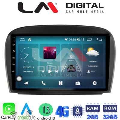 LM Digital - LM ZR8817 GPS Οθόνη OEM Multimedia Αυτοκινήτου για Mercedes SL 2009 2014 (CarPlay/AndroidAuto/BT/GPS/WIFI/GPRS)