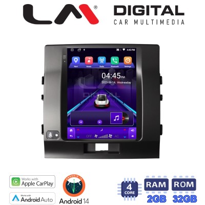 LM Digital - LM TN4384 GPS Οθόνη OEM Multimedia τυπου Tesla 9,7inch LAND CRUISER 2002 2009 (CarPlay/AndroidAuto/BT/GPS/WIFI/GPR