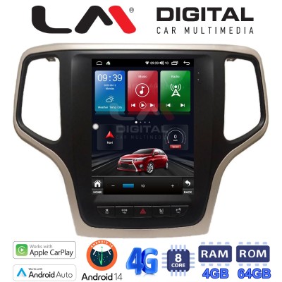 LM Digital - LM TC8234 GPS Οθόνη OEM Multimedia τυπου Tesla 9,7inch Jepp Grand Cherokee 2014 (CarPlay/AndroidAuto/BT/GPS/WIFI/G