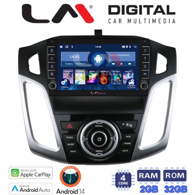 LM Digital - LM KG4150 GPS Οθόνη OEM Multimedia Αυτοκινήτου για Ford Focus 2011 2018 (CarPlay/AndroidAuto/BT/GPS/WIFI/GPRS)