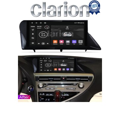 CLARION GL74800 Οθόνη OEM Multimedia Αυτοκινήτου για LEXUS RX 2009 2014 (CarPlay/AndroidAuto/BT/GPS/WIFI/GPRS)