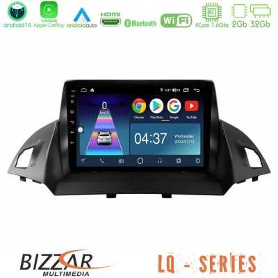 Bizzar LQ Series 4Core Android14 2+32GB Ford C-Max/Kuga Navigation Multimedia Tablet 9" Με Carplay & Android Auto