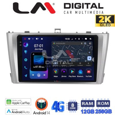 LM ZS8027 GPS Οθόνη OEM Multimedia Αυτοκινήτου για TOYOTA AVENSIS T27 2009 2016 (CarPlay/AndroidAuto/BT/GPS/WIFI/GPRS)